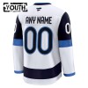 Lasten Suomi Pelipaita Custom 4 Nations Face Off 2025 Fanatics Premium Valkoinen